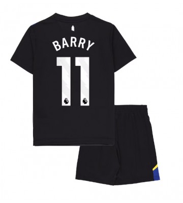 Everton Thierno Barry #11 Replika Tredje Tröja Barn 2025-26 Kortärmad (+ Korta byxor)